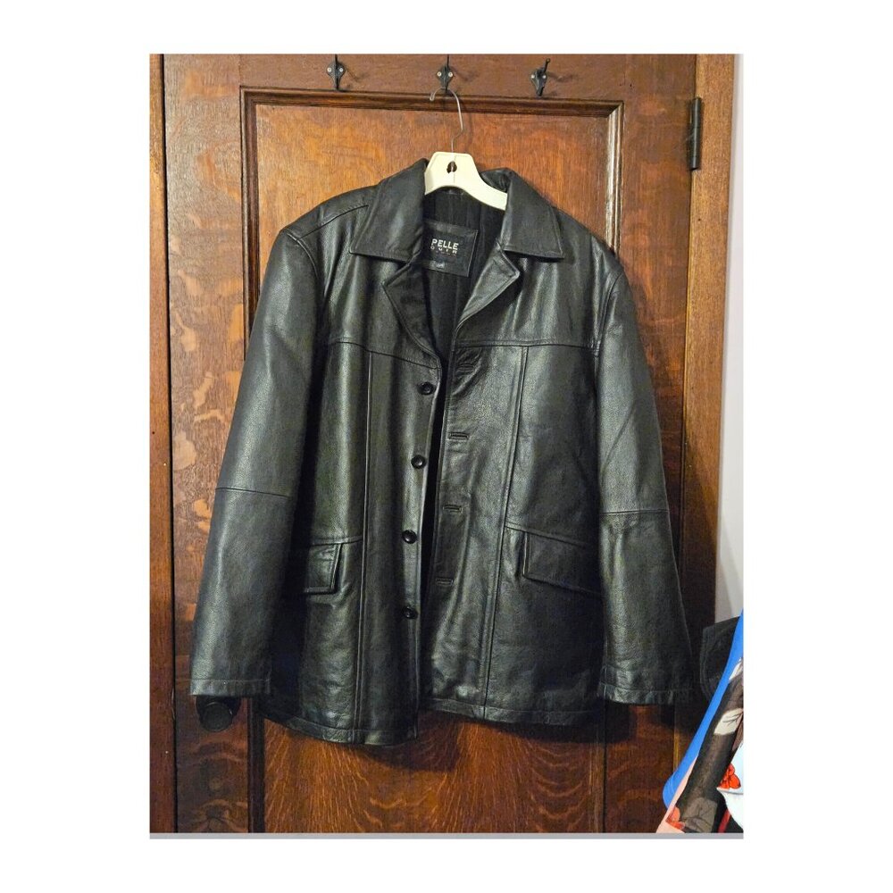Pelle Cuir Men's Leather Jacket Large